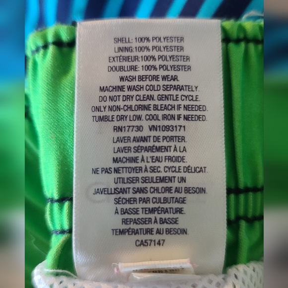 Cherokee Swim suit and Swim Shirt. Both Large 12-14 Boys Used Good Condition - Picture 9 of 9